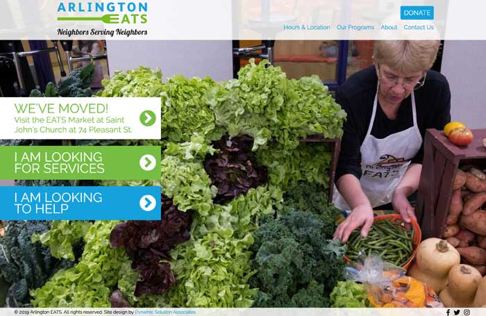 Arlington-EATS-website-design